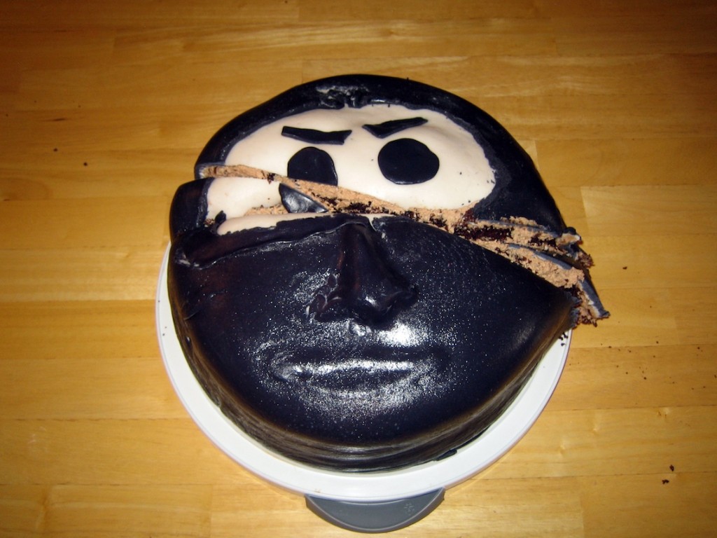 Ninja Birthday Cake 006
