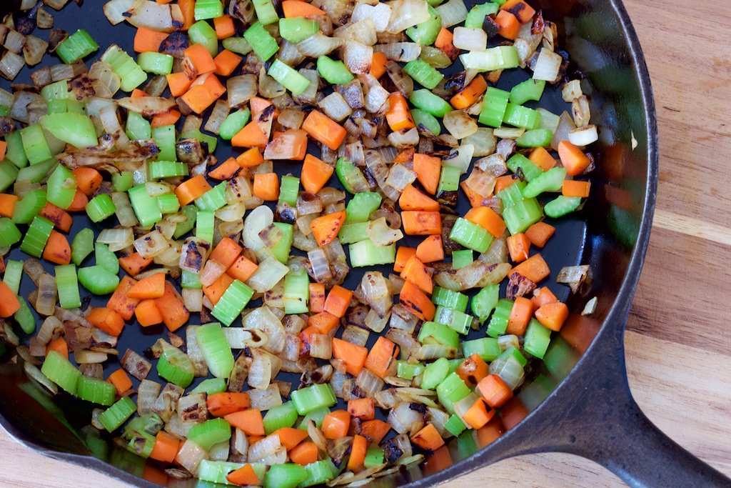 An easy mirepoix instructional with pictures. It's easy to make and adds a lot of flavor to your meals.