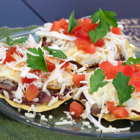 Black Bean Breakfast Tostadas are easy to make and so delicious!