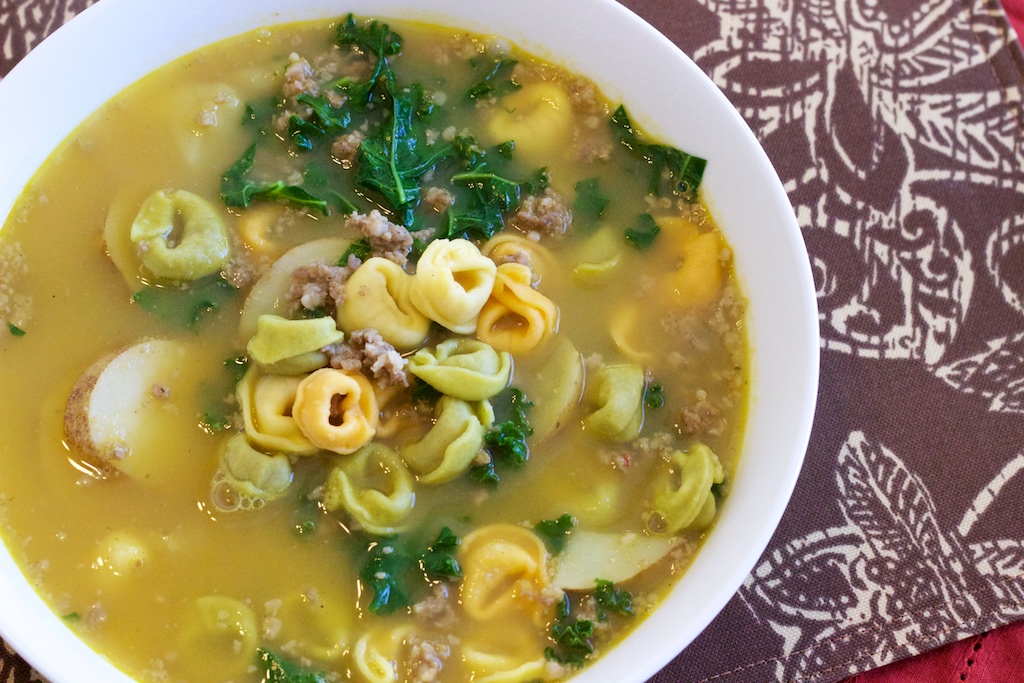 Have you tried this? Sausage, Potato, Kale Soup with Tortellini is perfect for winter. It keeps you warm and tastes so good. Enough for leftovers or lunches.