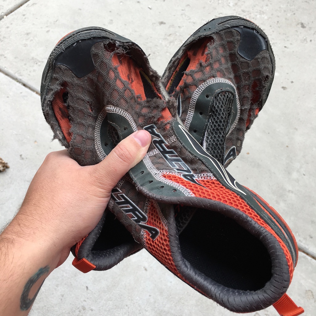 Altra shoes worn out after much use